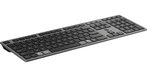 HP 720 černá / Bezdrátová klávesnice / nabíjecí / multidevice / USB+BT / CZ+SK