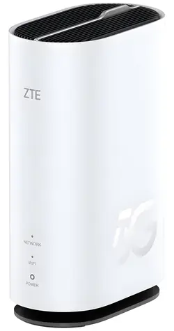 ZTE G5C bílá / Router / 5G / 4G LTE / Wi-Fi 6 / Dual-band 2.4+5 GHz / 2× RJ45 / NanoSIM