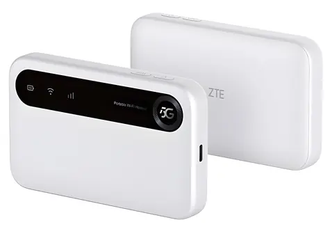 ZTE U50 bílá / Mobilní router / 5G / 4G LTE / Wi-Fi 6 / NanoSIM