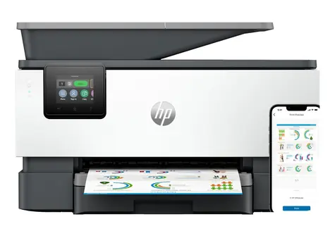 HP Officejet Pro 9120B / Barevná inkoustová multifunkce / A4 / 20-16 ppm / 4800x1200 DPI / ADF / USB / Wi-Fi / RJ45