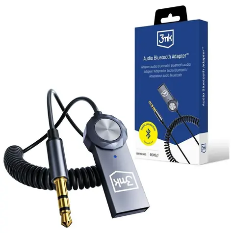 3mk Audio Bluetooth Adapter / Bluetooth audio adaptér / Bluetooth 5.4 / jack 3,5 mm / handsfree