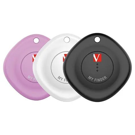 Verbatim My Finder MYF-03 3ks černá, bílá, purpurová / Bluetooth lokátor / Bluetooth 5.2