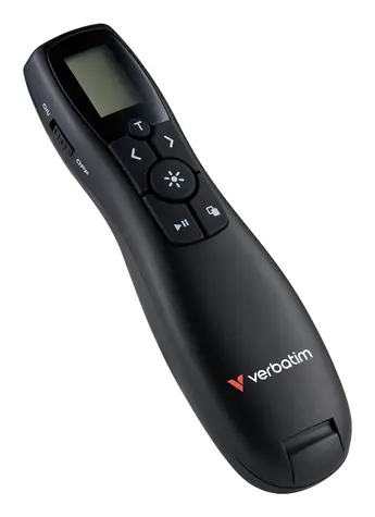 Verbatim Keynote Wireless Presenter černá / Prezentér / LCD displej / RF 2.4 GHz / dosah 30 m