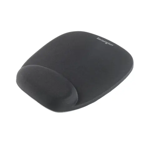 Kensington pěnová podložka pod myš s opěrkou zápěstí černá / Podložka pod myš / 210 × 250 mm