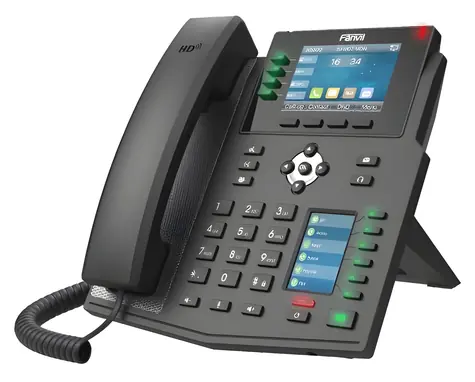 Fanvil X5U V2 černá / IP telefon / 16 linek / 3.5