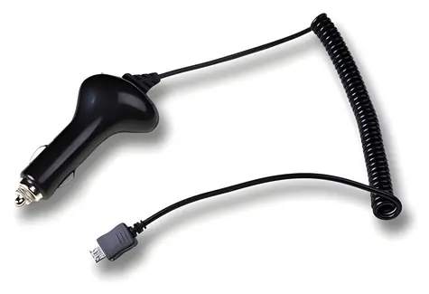 2GO černá / Autonabíječka / Micro-USB / 5 W / spirálový kabel