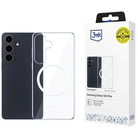 3mk Clear MagCase / Zadní kryt / Samsung Galaxy S26+ / MagSafe