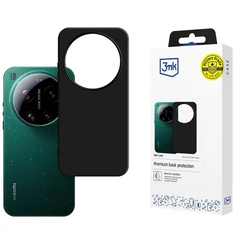 3mk Matt Case černá / Zadní kryt / Xiaomi 17 Ultra / TPU / Absorber125