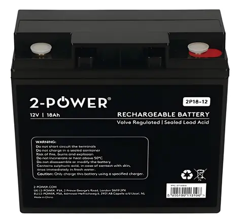 2-Power 2P18-12 / VRLA baterie / 12 V / 18 Ah