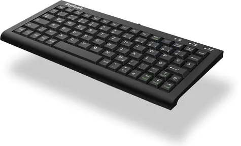 Keysonic ACK-3401U (UK) černá / Mini klávesnice / 80 kláves / USB