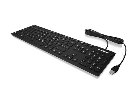 Keysonic KSK-8030 IN(DE) černá / Průmyslová klávesnice / 105 kláves / IP68 / USB