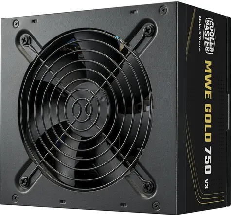 Cooler Master MWE Gold 750W V3 / Zdroj PC / ATX 3.1 / 80 PLUS Gold / nemodulární