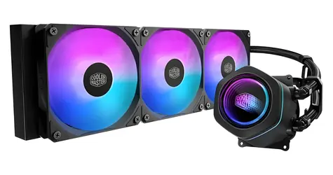 Cooler Master MasterLiquid Core Nex 360 ARGB / Vodní chladič AIO / 3x 120mm / Rifle Bearing / 27,2 dB (1750 RPM)