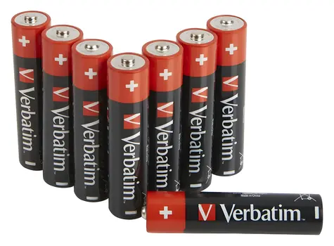 Verbatim AAA alkalické baterie 8 ks / Baterie / 1,5 V