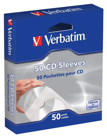 Verbatim papírové obaly na CD a DVD / Obal / 50 ks