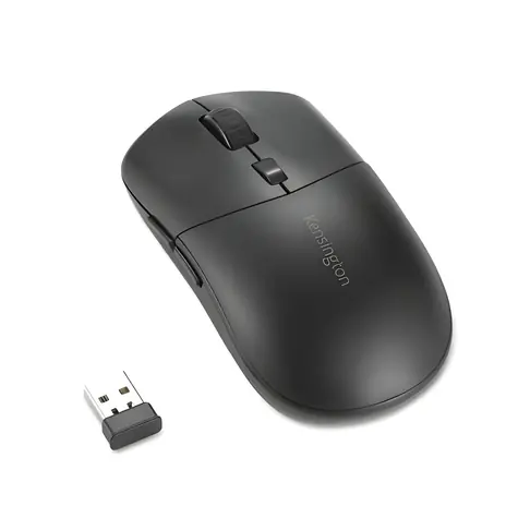 Kensington EQ MY430 černá / Bezdrátová myš / 2400 DPI / 6 tlačítek / Bluetooth + 2.4 GHz / USB-C nabíjení / tichá