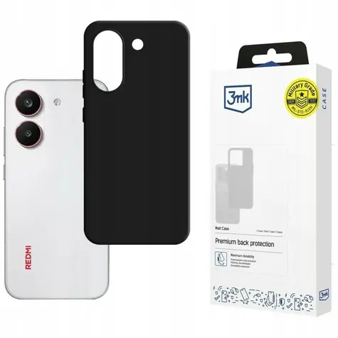 3mk Matt Case černá / Ochranný kryt / POCO X8 Pro / TPU / Absorber125