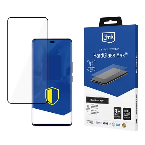 3mk HardGlass Max Black pro Honor Magic7 Lite / Tvrzené sklo / 9H / 0,3 mm