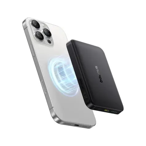 Baseus EnerFill FM12 černá / Powerbanka / 10000 mAh / Qi2 / 22,5W