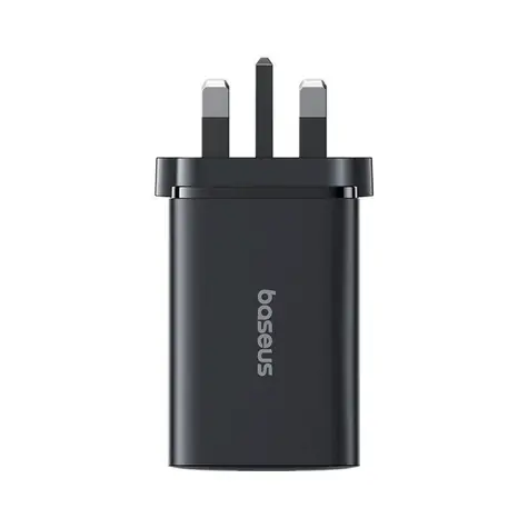 Baseus EnerFill FE11 černá / Nabíječka do sítě / 100 W / 2x USB-C / 1x USB-A