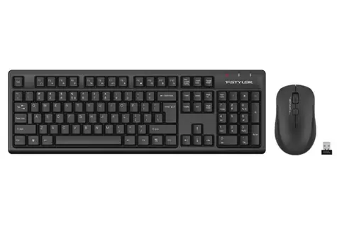 A4tech FG1200 FStyler černá / Set bezdrátová klávesnice + myš / 2.4GHz / USB