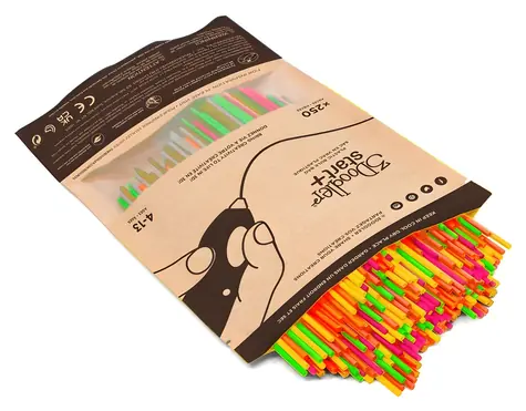 3Doodler Start Neon Glow / Náplň pro 3D pero / ECO-PCL / 2,5 mm / 250 ks