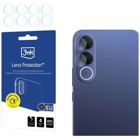 3mk Lens Protection pro Vivo V70 FE / Sklo na fotoaparát / hybridní sklo / 6H / keramický povlak / 0,16 mm