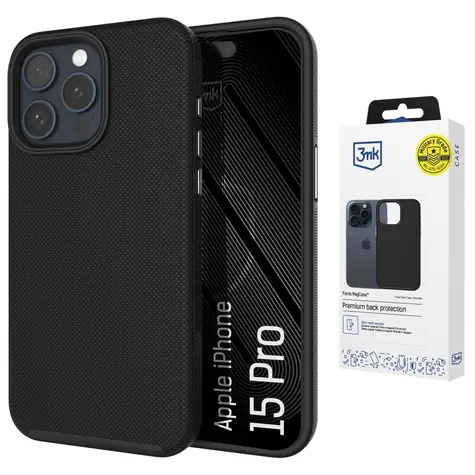 3mk Fortis MagCase / Ochranný kryt pro Apple iPhone 15 Pro / MagSafe / Military Grade MIL-STD-810H
