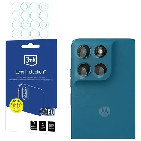 3mk Lens Protection pro Motorola Moto G57 Power / Sklo na fotoaparát / Hybridní / 6H / 0,16 mm