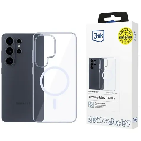 3mk Clear MagCase / Zadní kryt / Samsung Galaxy S26 Ultra / MagSafe