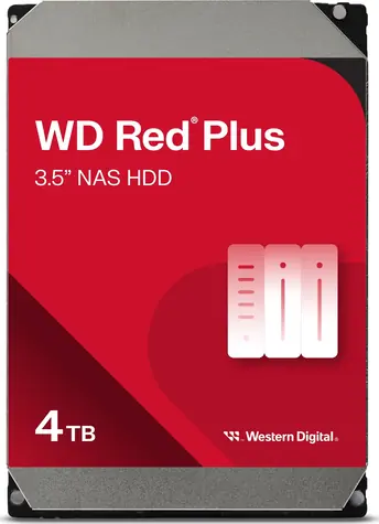 WD Red Plus (EFPX) 4TB / HDD / 3.5