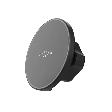 FIXED MagRound s bezdrátovým nabíjením / Držák do auta / MagSafe / 15 W / LED / bulk