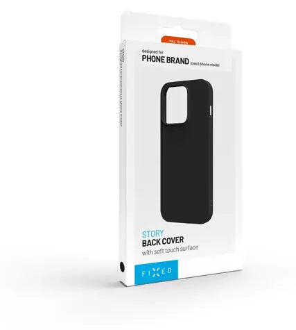 FIXED Story černý / Zadní pogumovaný kryt / Xiaomi 17T Pro