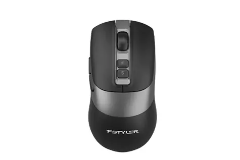 A4tech FG50 Plus FStyler černá / Bezdrátová kancelářská optická myš / 1000–3200 DPI / 2.4 GHz / 7tl. + kolečko / USB 2.0