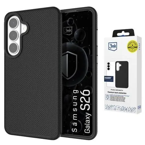 3mk Hardy Shockproof MagCase / Ochranný kryt / Samsung Galaxy S26 / MagSafe / odolnost pád 3 m / SafeEdge