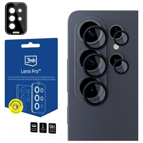 3mk Lens Protection Pro černá / Sklo na fotoaparát / Samsung Galaxy S26 Ultra / 9H