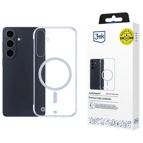 3mk Just20g MagCase / Ochranný kryt / Samsung Galaxy S26+ / MagSafe / Military Grade / 20 g