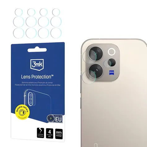 3mk Lens Protection Vivo V70 / Sklo na fotoaparát / hybridní sklo / 6H / 0,16 mm / 2 ks