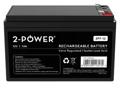 2-Power 2P7-12 / Baterie pro UPS / 12V / 7Ah / VRLA / Faston 250