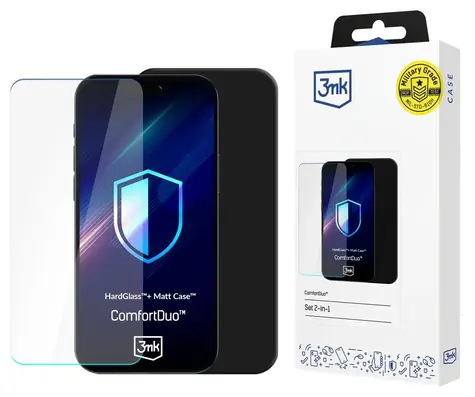 3mk ComfortDuo Matt černá / Kryt+tvrzené sklo / Samsung Galaxy S26