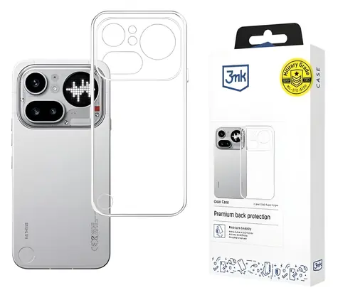 3mk Clear Case pro Nothing Phone (4a) Pro čirá / Pouzdro / průhledné / Military Grade
