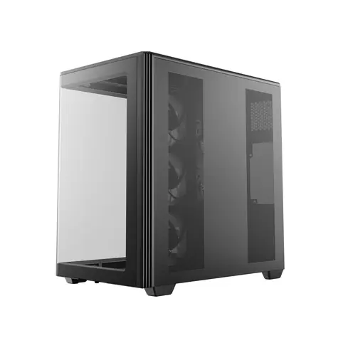 DEEPCOOL CG590U 5F černá / Počítačová skříň / Midi-Tower / ATX / ARGB / Tvrzené sklo