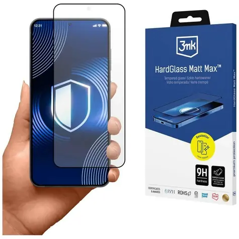 3mk HardGlass Matt Max tvrzené sklo pro Samsung Galaxy S26 / Ochranné sklo / matné / 9H