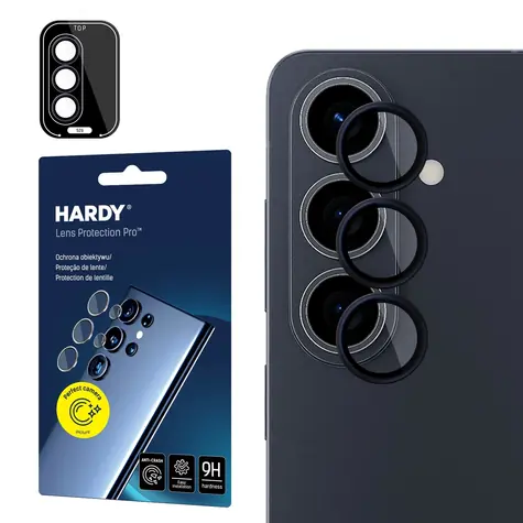 3mk HARDY Lens Protection Pro Black / Ochranné sklo na fotoaparát / Samsung Galaxy S26