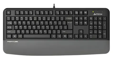 A4tech FK20 šedá / Drátová klávesnice / membránová / USB / CZ+US layout