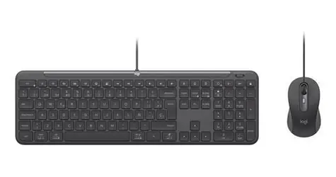 Logitech Signature Slim MK620 for Business grafitová / Klávesnice + myš / USB-C / DE layout