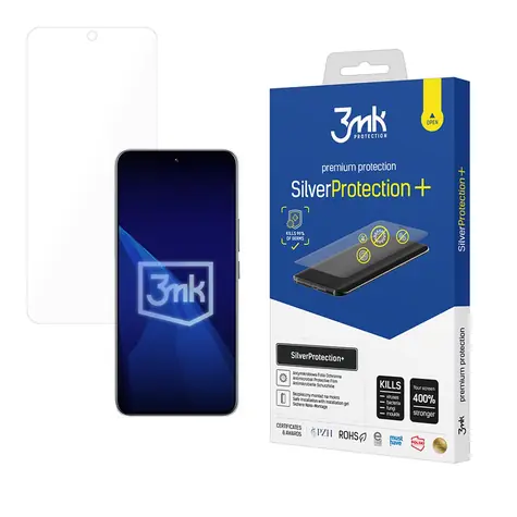 3mk SilverProtection+ pro Xiaomi 15 Ultra / Ochranná fólie / antimikrobiální / zpevnění 400 % / samoregenerující