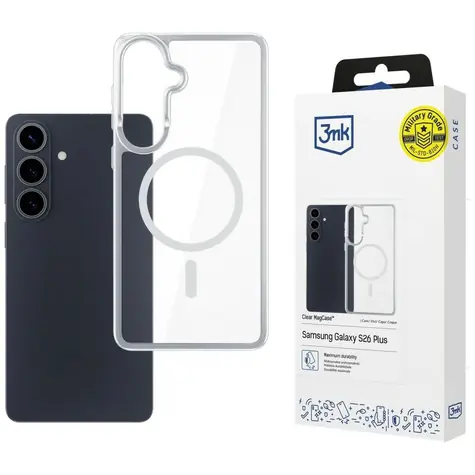 3mk Armor MagCase / Zadní kryt pro Samsung Galaxy S26 / MagSafe / Military Grade