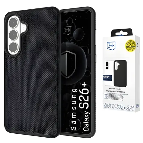 3mk Hardy Shockproof MagCase / Ochranný kryt / Samsung Galaxy S26+ / MagSafe / odolnost pád 3 m / SafeEdge