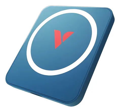 Verbatim SnapBack Magnetic modrá / Externí SSD / 1 TB / USB 3.2 Gen 2x2 / R:2000 MB/s / W:1600 MB/s